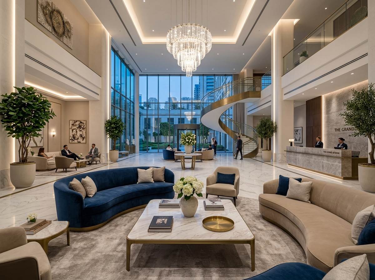 Luxury Hotel Suite Lounge