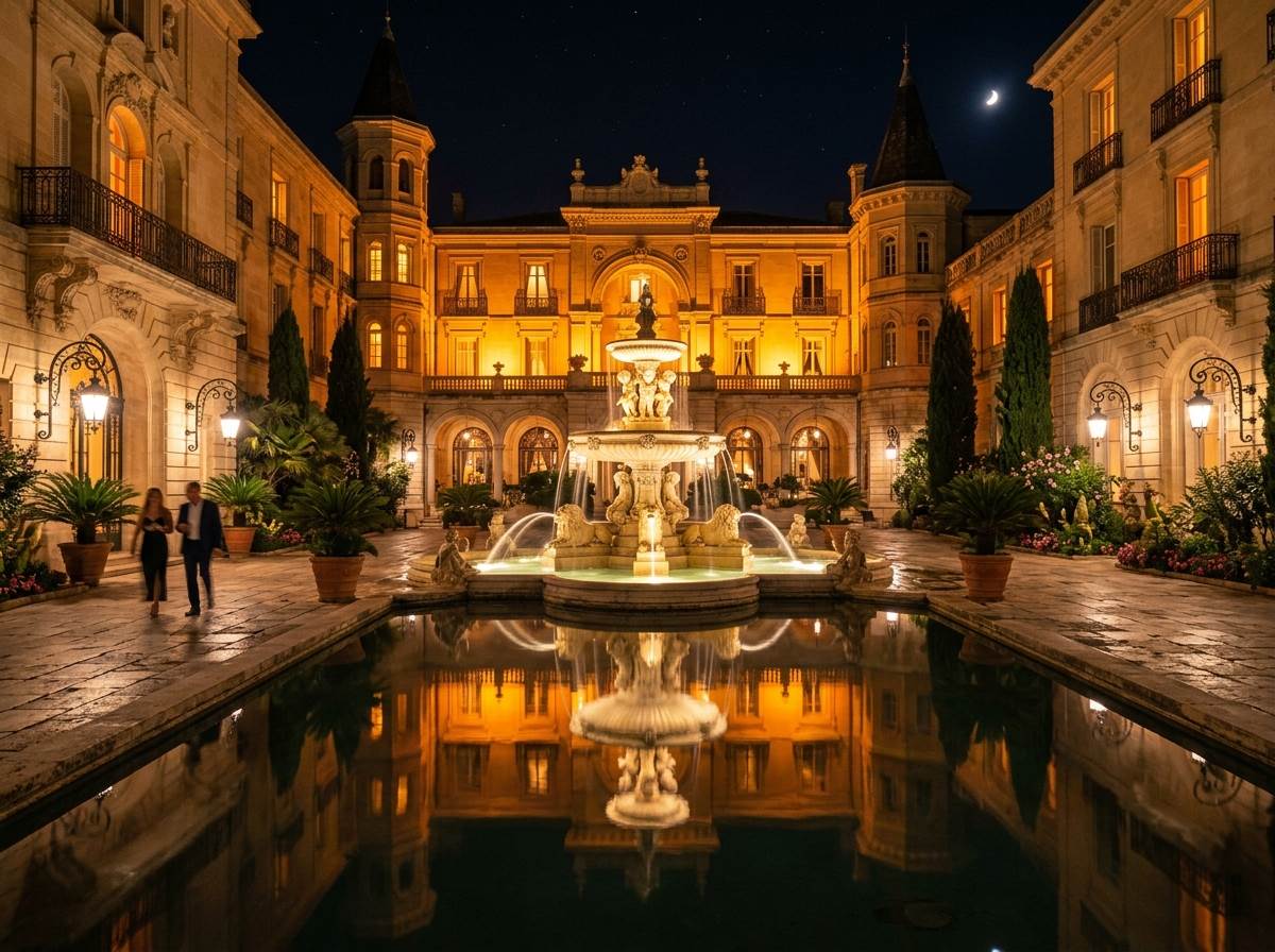 Night Courtyard Architecture
